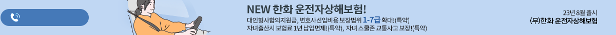 교통사고시 경찰조사 초기대응 부터 변호사 선임비용 보장(특약) 운전자를 위한 차도리 운전자보험